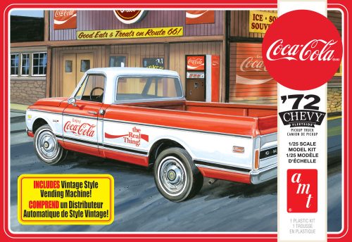 AMT AMT1231 1972 Chevy Pickup w/Vending Machine & Crates 2T (1/25)