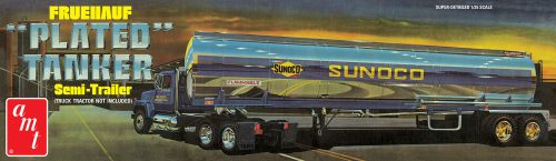 AMT AMT1239 Fruehauf Plated Tanker Trailer (Sunoco) (1/25)