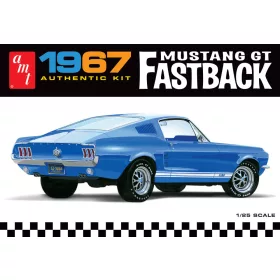 AMT 1241 1967 Ford Mustang GT Fastback (1/25) autó makett