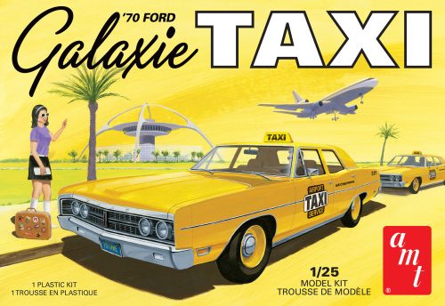 AMT AMT1243 1970 Ford Galaxie Taxi (1/25)