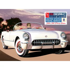   AMT 1244 1953 Chevy Corvette (USPS Stamp Series) autó makett (1/25) autó makett