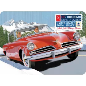   AMT 1251 1953 Studebaker Starliner (USPS Stamp Series Collector Tin) autó makett (1/25) autó makett
