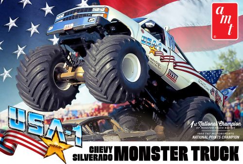 AMT AMT1252 USA-1 Chevy Silverado Monster Truck (1/25)