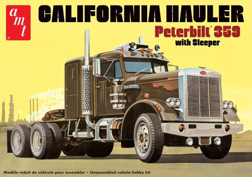 AMT AMT1327 1/25 Peterbilt 359 California Hauler w/Sleeper (1/25)