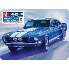  AMT 1356 1967 Shelby GT350 (USPS Stamp Series Collector Tin) makett autó (1/25) makett autó