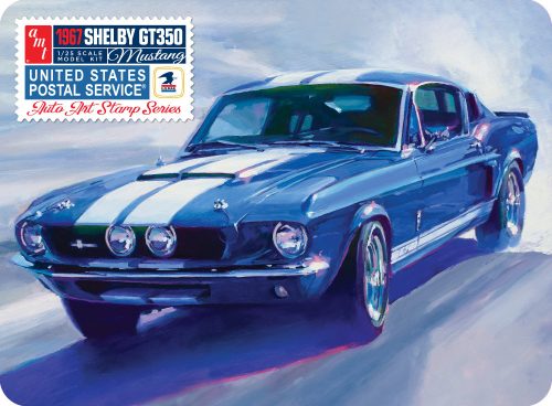 AMT 1356 1967 Shelby GT350 (USPS Stamp Series Collector Tin) (1/25)