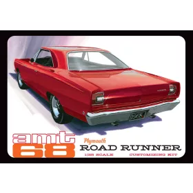   AMT 1363 1968 Plymouth Road Runner Customizing Kit (1/25) makett autó