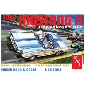   AMT 1369 1963 Ford Mustang II Concept Car (1/25) makett autó