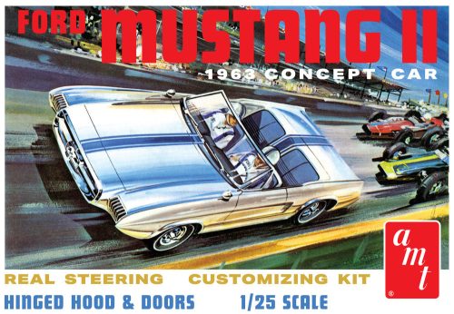 AMT AMT1369 1963 Ford Mustang II Concept Car (1/25)