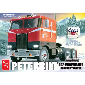   AMT 1375 Peterbilt 352 Pacemaker COE Coors Beer (1/25) Kamion makett