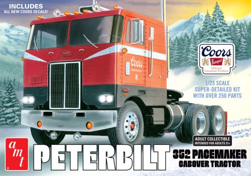 AMT 1375 Peterbilt 352 Pacemaker COE Coors Beer (1/25)