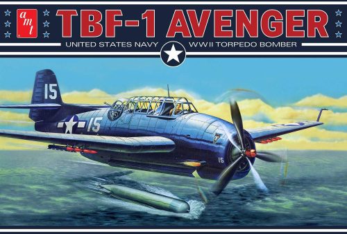 AMT 1377 1/48 TBF Avenger (1/48) Harci repülőgép makett