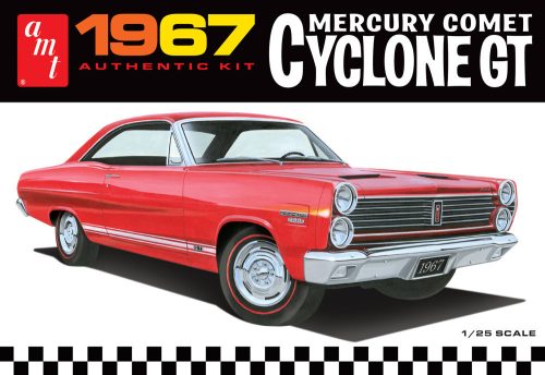 AMT 1386 1967 Mercury Cyclone GT (1/25) makett autó