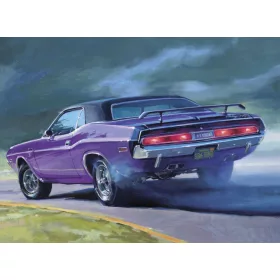 AMT 1401 1970 Dodge Challenger USPS (1/25) makett autó