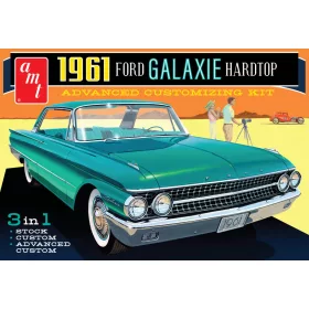 AMT 1430 1961 Ford Galaxie Hardtop (1/25) makett autó