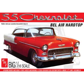 AMT 1452 1955 Chevy Bel Air Hardtop (1/16) makett autó