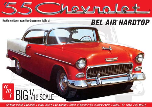 AMT 1452 1955 Chevy Bel Air Hardtop (1/16)