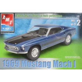 AMT 31937 1969 Mustang Mach 1 (1/25) makett autó