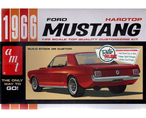 AMT 704 1966 Ford Mustang (1/25) makett autó