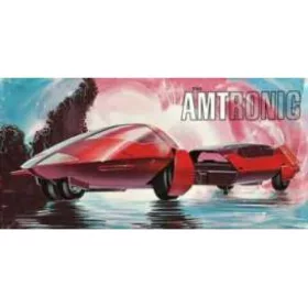   AMT 755 1969 AMTRONIC Futuristic Multi-Duty Vehicle with Special descriptive brochure by Goodyear (1/25) makett