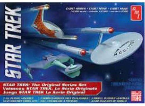 AMT AMT763 Star Trek Cadet Series TOS Era Ship set Snap (1/2500)