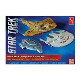   AMT 764 Star Trek Cadet Series Deep Space 9 Ship set Snap (1/2500) űrhajó makett