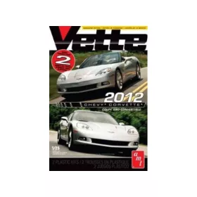  AMT 786 2012 Corvette Coupe and Convertible Double Kit Vette Magazine (1/25) makett autó