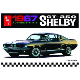 AMT 800 1967 Shelby GT350 - White (1/25) makett autó