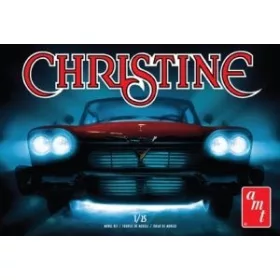   AMT 801 Christine - 1958 Plymouth Belvedere, Red (1/25) autó makett