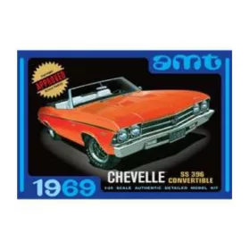   AMT 823 1969 Chevrolet Chevelle Convertible (1/25) makett autó