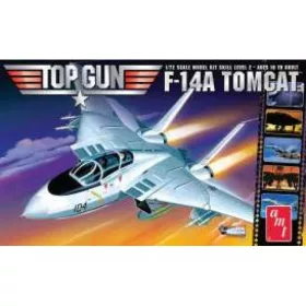   AMT 887 Top Gun F-14A Tomcat Fighter Jet (1/72) Harci repülőgép makett