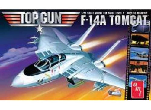 AMT AMT887 Top Gun F-14A Tomcat Fighter Jet (1/72)