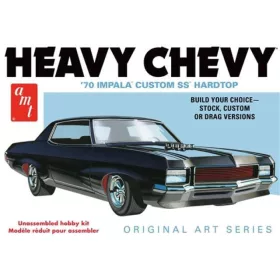  AMT 895 1970 Chevy Impala - Heavy Chevy - Original Art Series (1/25) makett autó