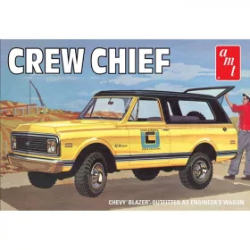 AMT 897 1972 Chevy Blazer Crew Chief (1/25) makett autó
