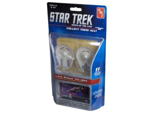 AMT AMT914 Star Trek - Ships of the Line Snap Asst:4-USS Enterprise/4-USS Reliant/2-USS Defiant/2-D-7 Battle Cruiser (1/2500)