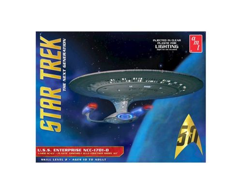 AMT 9551 Star Trek U.S.S. Enterprise  1701-D Clear Edition. (1/1400)