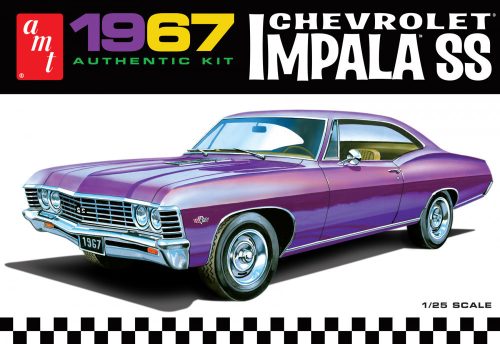 AMT 981 1967 Chevy Impala SS (1/25) makett autó