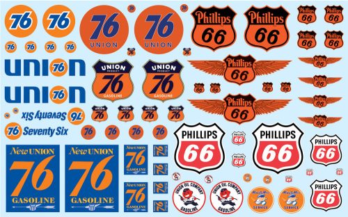 AMT AMTMKA032 Phillips 66 & Union 76 Trucking Decal Pack (1/25)