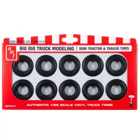 AMT PP023 Big Rig Truck Tire Parts Pack (1/25) makett autó