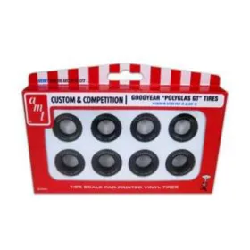   AMT pp006 Goodyear Polyglas GT Tires Parts pack. (1/25) makett autó