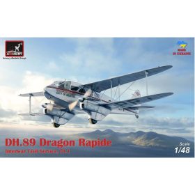   Armory Models 48005 DH-89A Dragon Rapide "In the Interwar Service", Pt.1 repülőgép makett 1/48
