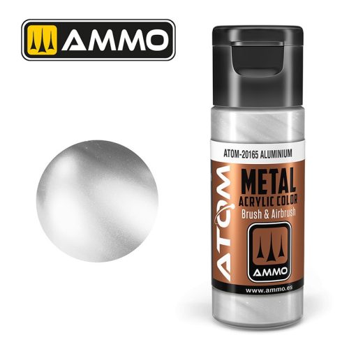 ATOM-20165 ATOM METALLIC Aluminium akril makett festék