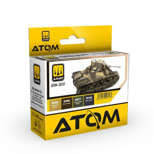 ATOM-20757 ATOM Spanish Civil War (Nationalists) Set - akril makett festék készlet