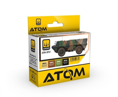 ATOM-20767 ATOM Modern French Armed Forces Colors Set - akril makett festék készlet