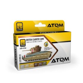   ATOM-20768 ATOM Counter British Camo - akril makett festék készlet