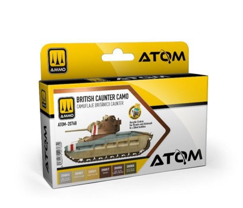 ATOM-20768 ATOM Counter British Camo - akril makett festék készlet
