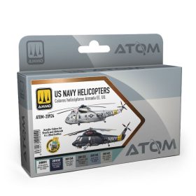   ATOM-20924 ATOM U.S. NAVY Helicopters - akril makett festék készlet
