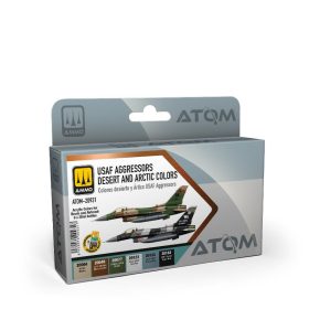   ATOM-20931 ATOM USAF Aggressors Desert and Artic Colors - akril makett festék készlet