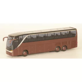   AWM 11211.2 Setra S 416 HDH / FL üvegtetős autóbusz - TopClass, felirat nélkül - barna (H0)