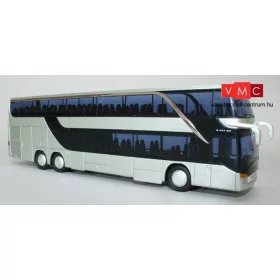   AWM 11261 Setra S 431 DT Euro 6 emeletes autóbusz - TopClass, felirat nélkül / színvariáció (H0)